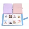 LOVEINSTANT álbum de fotografias para 256 fotografias compatível com Fujifilm Instax Mini, Xiaomi, Canon, HP, Kodak - lilás flash