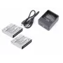 Conjunto CAMERON SINO 2x bateria + carregador para Xiaomi Yi AZ13-1