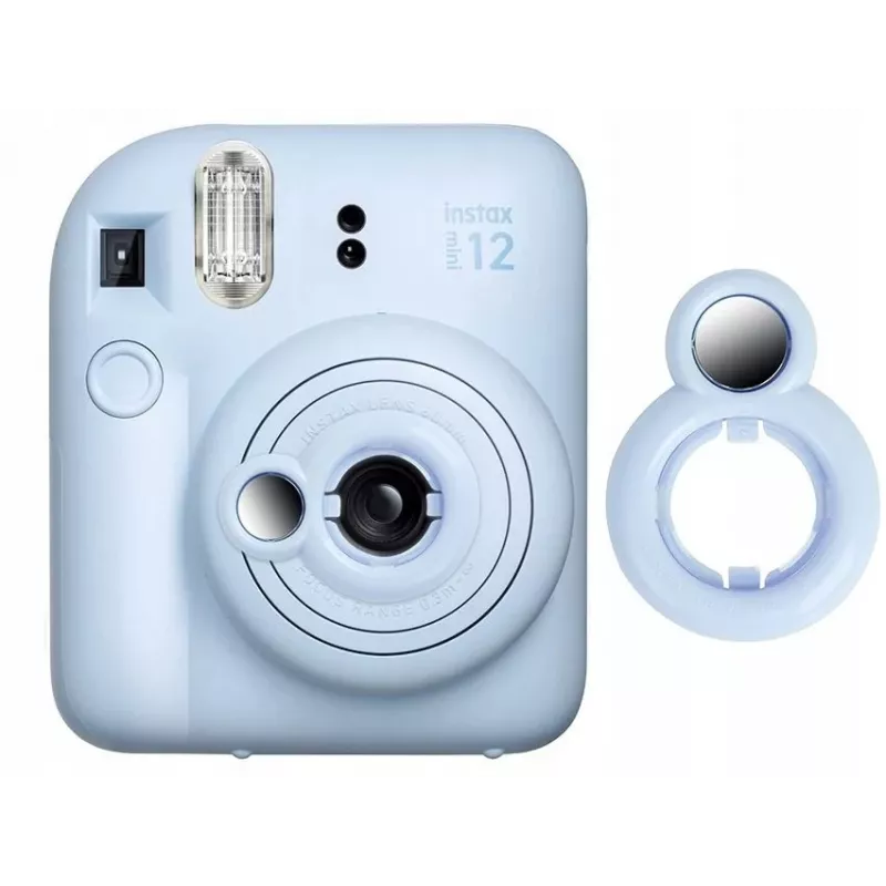 LoveInstant espelho de encaixe para Fuji Fujifilm Instax Mini 12 azul