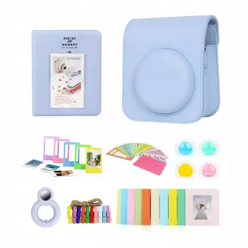LOVEINSTANT conjunto de acessórios 8 em 1 para Fujifilm Instax Mini 12 - azul