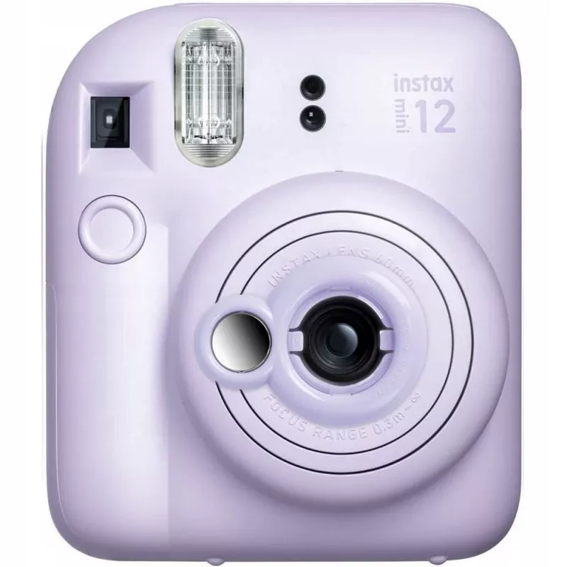 LoveInstant espelho de encaixe para Fuji Fujifilm Instax Mini 12 lilás