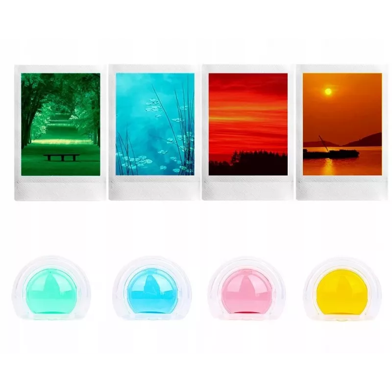 LOVEINSTANT conjunto de 4 filtros para câmara Fujifilm Instax Mini 12