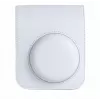 LOVEINSTANT conjunto de bolsa para câmara e álbum de fotografias para Fuji Instax Mini 12 - branco (108 fotos)