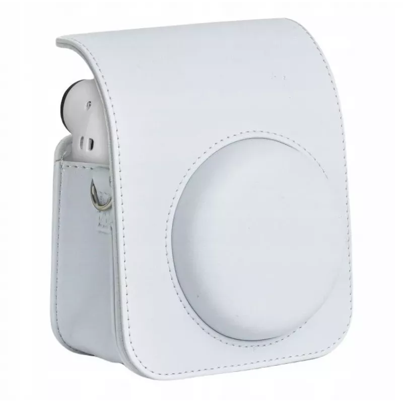 LOVEINSTANT conjunto de bolsa para câmara e álbum de fotografias para Fuji Instax Mini 12 - branco (108 fotos)