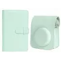 LOVEINSTANT conjunto de capa protetora e álbum de fotografias para Fujifilm Instax Mini 12 - verde (108 fotos)