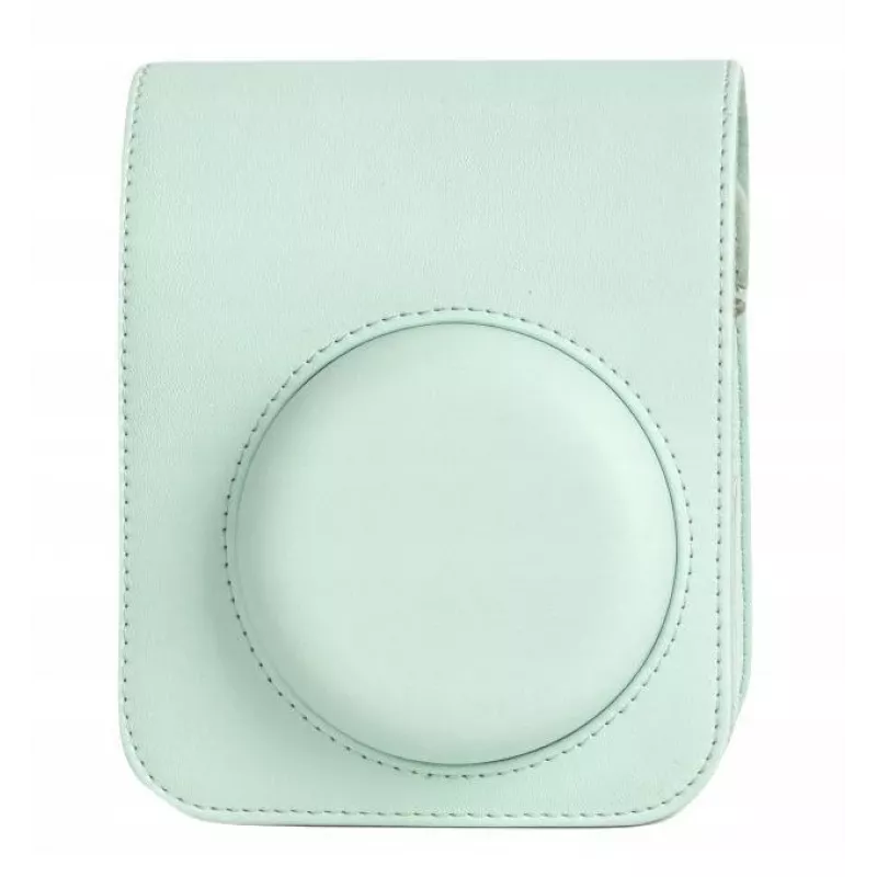 LOVEINSTANT conjunto de capa protetora e álbum de fotografias para Fujifilm Instax Mini 12 - verde (108 fotos)