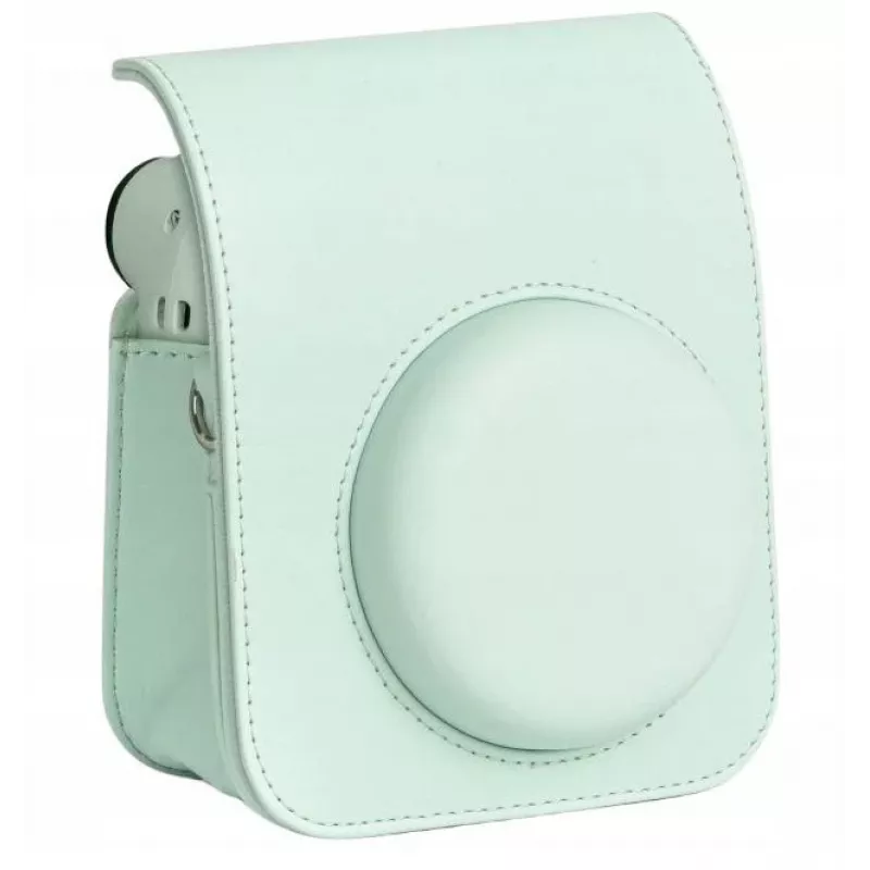 LOVEINSTANT conjunto de capa protetora e álbum de fotografias para Fujifilm Instax Mini 12 - verde (108 fotos)