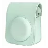 LOVEINSTANT conjunto de capa protetora e álbum de fotografias para Fujifilm Instax Mini 12 - verde (108 fotos)