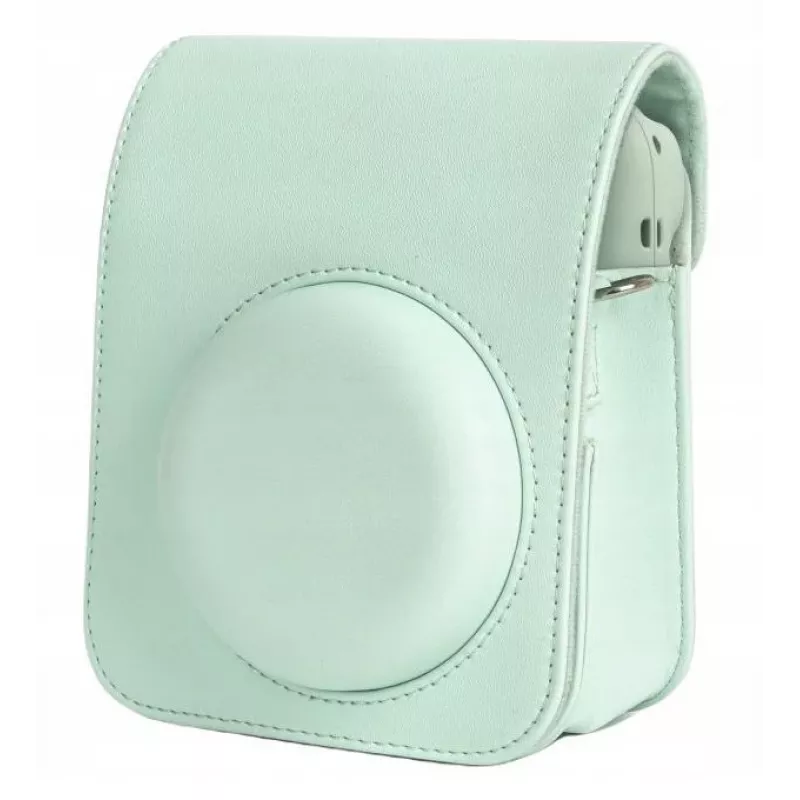 LOVEINSTANT conjunto de capa protetora e álbum de fotografias para Fujifilm Instax Mini 12 - verde (108 fotos)