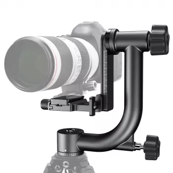 K&F Concept cabeça panorâmica gimbal Pro 20kg 1/4 3/8 KF31.033