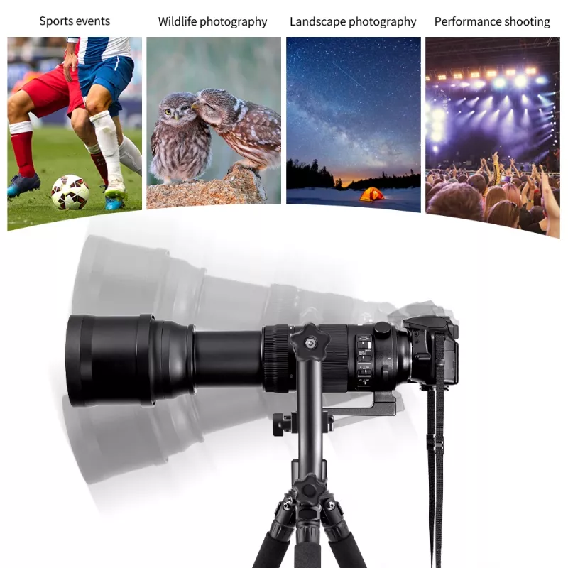 K&F Concept cabeça panorâmica gimbal Pro 20kg 1/4 3/8 KF31.033