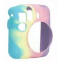 LOVEINSTANT capa protetora de silicone para Fujifilm Instax Mini 12 - arco-íris