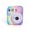 LOVEINSTANT capa protetora de silicone para Fujifilm Instax Mini 12 - arco-íris