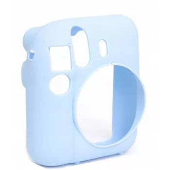 LOVEINSTANT capa protetora de silicone para Fujifilm Instax Mini 12 - azul