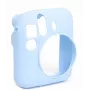 LOVEINSTANT capa protetora de silicone para Fujifilm Instax Mini 12 - azul