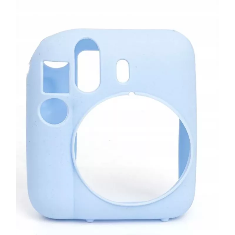LOVEINSTANT capa protetora de silicone para Fujifilm Instax Mini 12 - azul