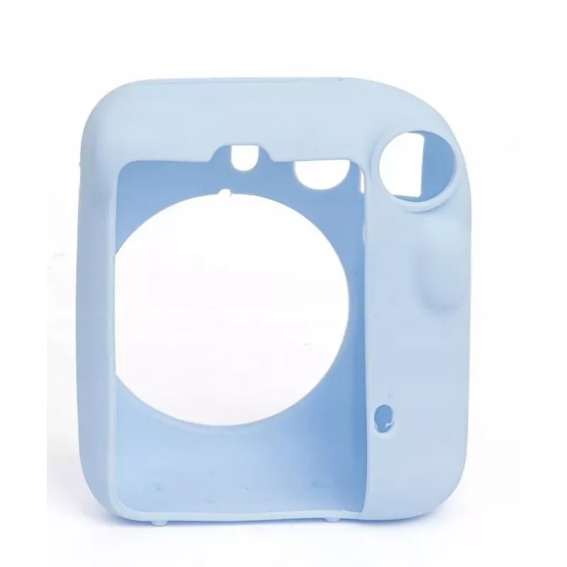 LOVEINSTANT capa protetora de silicone para Fujifilm Instax Mini 12 - azul