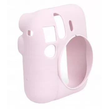 LOVEINSTANT capa protetora de silicone para Fujifilm Instax Mini 12 - rosa