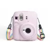 LOVEINSTANT capa protetora de silicone para Fujifilm Instax Mini 12 - rosa
