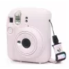 LOVEINSTANT capa protetora de silicone para Fujifilm Instax Mini 12 - rosa