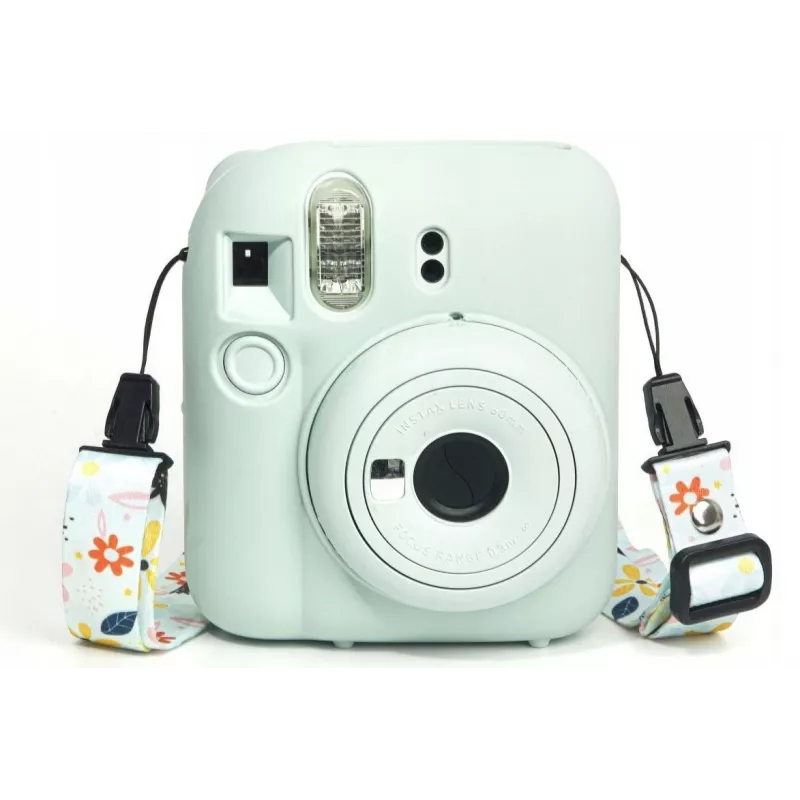 LOVEINSTANT capa protetora de silicone para Fujifilm Instax Mini 12 - verde
