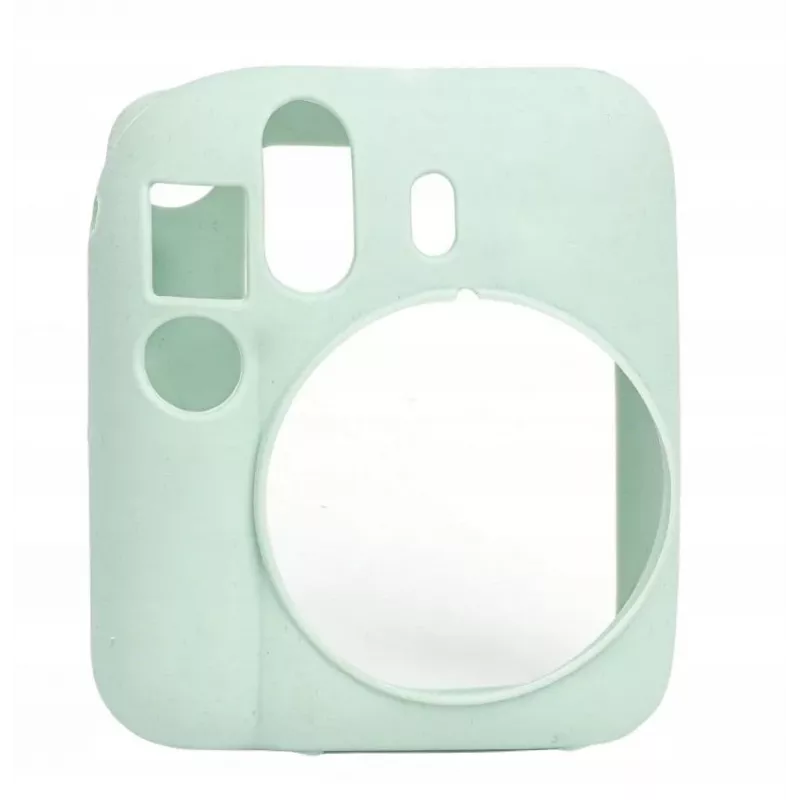 LOVEINSTANT capa protetora de silicone para Fujifilm Instax Mini 12 - verde