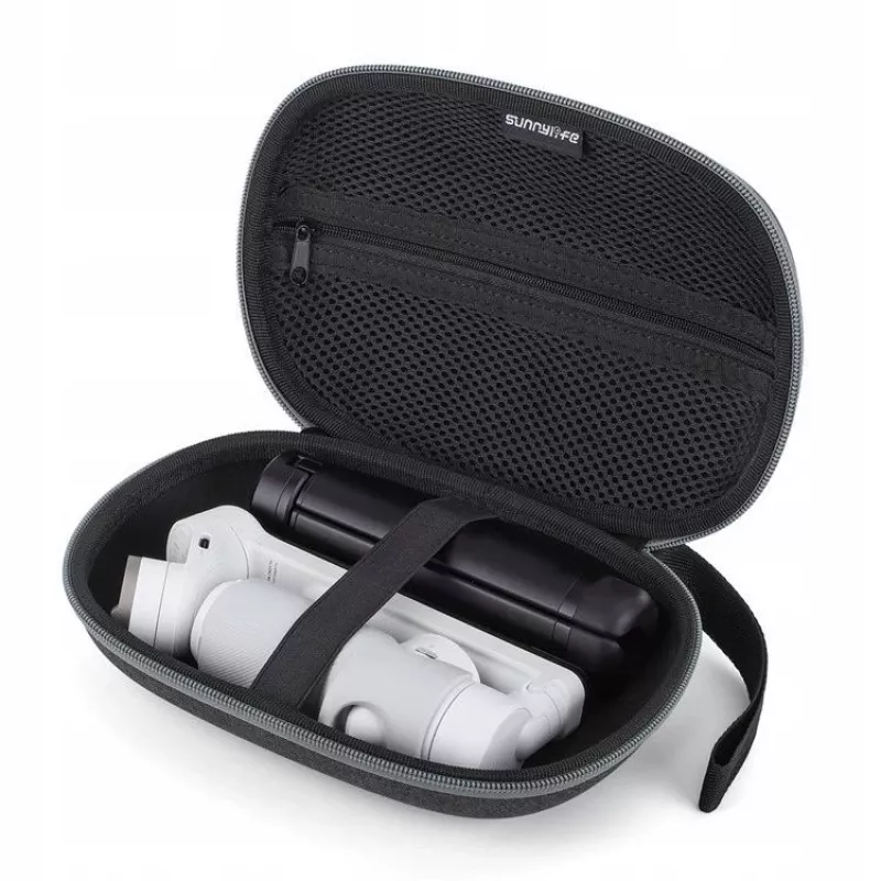 SUNNYLIFE capa protetora estojo rígido para gimbal de smartphone – compatível com Insta360 Flow, DJI Osmo Mobile 6/5/4/SE/3/2, Zhiyun, Feiyu – capa EVA preta