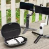 SUNNYLIFE capa protetora estojo rígido para gimbal de smartphone – compatível com Insta360 Flow, DJI Osmo Mobile 6/5/4/SE/3/2, Zhiyun, Feiyu – capa EVA preta