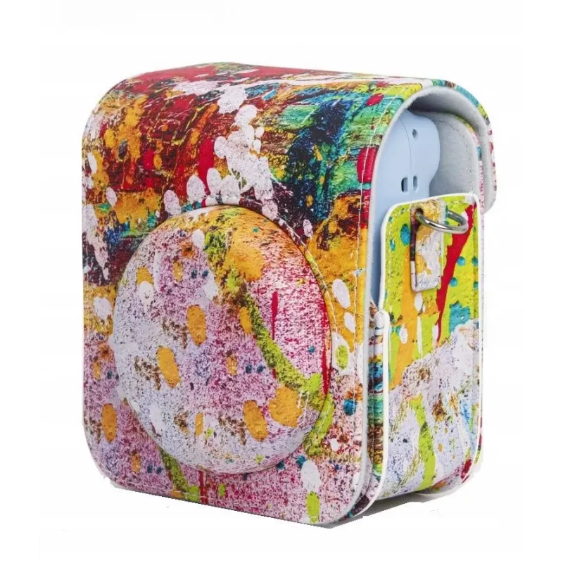 LOVEINSTANT capa bolsa para Fujifilm Instax Mini 12, Colorful Spots