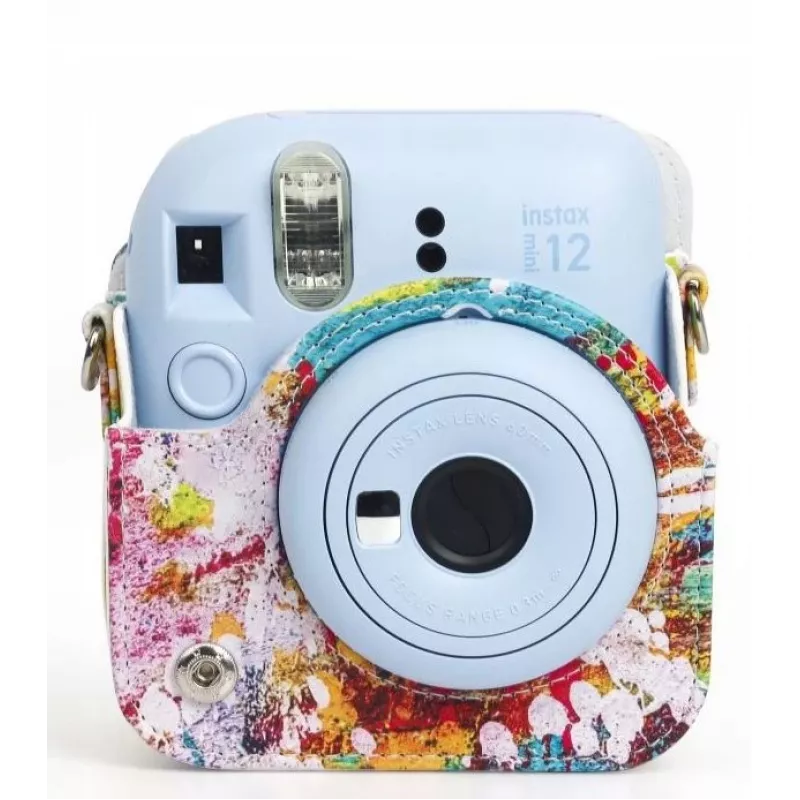 LOVEINSTANT capa bolsa para Fujifilm Instax Mini 12, Colorful Spots