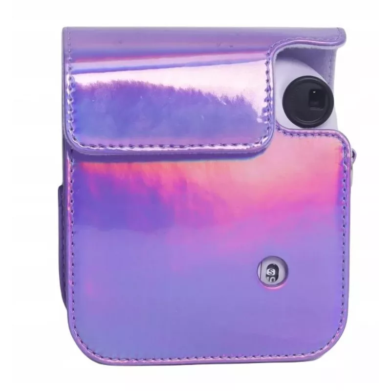 LOVEINSTANT capa bolsa para Fujifilm Instax Mini 12 - lilás brilhante