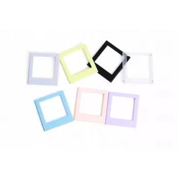 LOVEINSTANT conjunto de 7 molduras magnéticas para fotografias para Fujifilm Instax Square SQ40 / SQ1 / SQ6 / SQ10 / SQ20 / Link