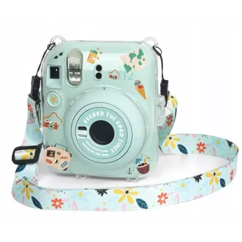 LOVEINSTANT capa para Fujifilm Instax Mini 12 com autocolantes / Holiday Time