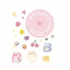 LOVEINSTANT capa para Fujifilm Instax Mini 12 com autocolantes - Yogurt Rabbit