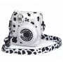 LOVEINSTANT capa para Fujifilm Instax Mini 12 com autocolantes - padrão de vaca