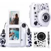 LOVEINSTANT capa para Fujifilm Instax Mini 12 com autocolantes - padrão de vaca