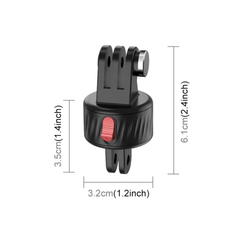 Suporte magnético de libertação rápida PULUZ para GoPro Hero 11 10 9 8 7 6 5 4 / SJCAM / Xiaomi / DJI - PU706b
