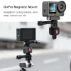 Suporte magnético de libertação rápida PULUZ para GoPro Hero 11 10 9 8 7 6 5 4 / SJCAM / Xiaomi / DJI - PU706b
