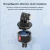 Suporte magnético de libertação rápida PULUZ para GoPro Hero 11 10 9 8 7 6 5 4 / SJCAM / Xiaomi / DJI - PU706b
