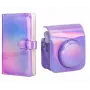 Capa LOVEINSTANT para Fujifilm Instax Mini 12 + álbum de fotos para 96 fotos / Sparkle Purple