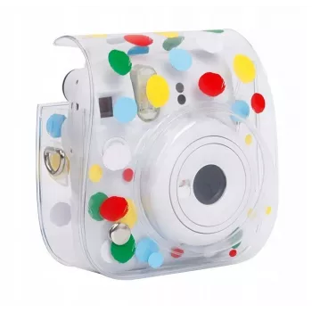 Bolsa capa LOVEINSTANT para Fujifilm Instax Mini 12 - Colorful Dots