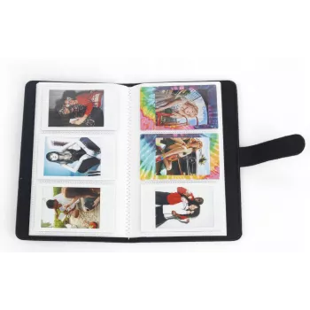 Álbum de fotos LOVEINSTANT para 96 fotos, compatível com Fujifilm Instax Mini / Xiaomi / Canon / HP / Kodak, Preto Arco-íris