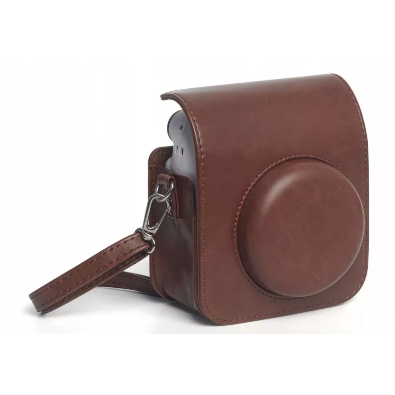 Bolsa de ombro protetora LOVEINSTANT para Fujifilm Instax Mini 12 - Castanho
