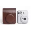 Bolsa de ombro protetora LOVEINSTANT para Fujifilm Instax Mini 12 - Castanho