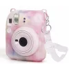 Capa protetora LOVEINSTANT para Fujifilm Instax Mini 12 com bolsa para fotos, Multicolor escuro