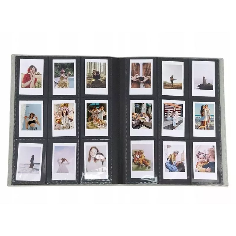 Álbum de fotografias LOVEINSTANT 432 fotos para Fujifilm Instax Mini / Xiaomi / Polaroid / Canon / HP / Kodak, Preto