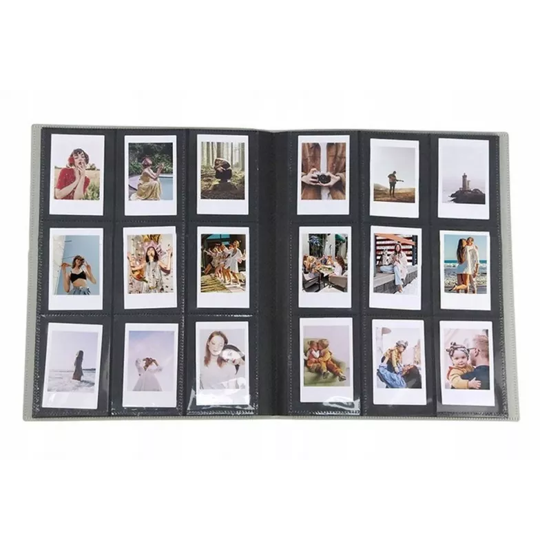 Álbum de fotografias LOVEINSTANT para 360 fotos compatível com Fujifilm Instax Mini / Xiaomi / Polaroid / Canon / HP / Kodak, Branco