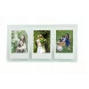 Moldura de mesa LOVEINSTANT para 3 fotos para câmaras Zink / Fuji Instax Mini - Verde