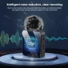 PULUZ PU648B 2x Microfone Lavalier Sem Fios para Smartphones USB-C, Tablets, Portáteis - 2,4 GHz, omnidirecional, Plug and Play