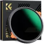 K&F Concept Filtro Híbrido 2-em-1 58mm CPL Polarizador + ND4-ND64 Variável Filtro de Densidade Neutra KF01.1913